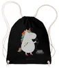Mr. & Mrs. Panda Sportbeutel Einhorn Sekretärin - Schwarz - Produktbild-Vorschau 1