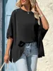 Oversize-T-Shirt für Damen mit Fledermausärmeln, Produktbild-Vorschau 3