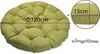 sunnypillow Polster für Papasansessel | rund Durchmesser Produktbild-Vorschau 2