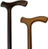 Gastrock Holz-Gehstock – Schwarz – Buchenholz – Länge 94 cm Produktbild-Vorschau 1