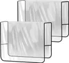 Two clear plastic salon chair covers with black trim, shown against a white background. Produktbild-Vorschau