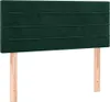 vidaXL Kopfteil Dunkelgrün 90x5x78/88 cm Samt Produktbild-Vorschau 1