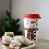 Porzellan Weihnachtsbecher to go 350ml Kaffeebecher Produktbild-Vorschau 3
