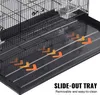 VEVOR Vogelvoliere 76x46x45cm Vogelkäfig aus Produktbild-Vorschau 5