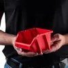 KADAX Werkstatt-Stapelkiste, kleine Sortierbox aus PP Produktbild-Vorschau 2