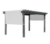Sojag Yamba 1016 Metall Pergola mit Sonnensegel 3x5 m Produktbild-Vorschau 1