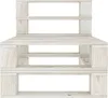 Divano da esterno centro pallet legno bianco Anteprima dell’immagine prodotto 1