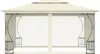 vidaXL Padiglione con rete 300x400x265 cm Crema Anteprima dell’immagine prodotto 2