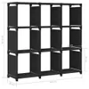 vidaXL Würfelregal mit 9 Fächern Schwarz 103x30x107,5 cm Produktbild-Vorschau 7