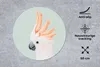 MuchoWow® Mauspad Mousepad Kakadu - Tiere - Natur - Weiß Produktbild-Vorschau 2