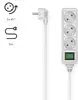 Hama Steckdosenleiste 3-fach, Schalter, 3,0m Kabel, Produktbild-Vorschau 2