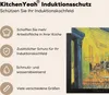 KitchenYeah© Herdabdeckplatte Caféterrasse bei Nacht - Produktbild-Vorschau 5