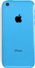 The back of a blue iPhone 5C is shown against a white background. Produktbild-Vorschau