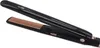 A black Clatronic hair straightener with rose gold plates is shown against a white background. Náhľad obrázku produktu