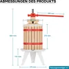 Wiltec Obstpresse 6L Maischepresse mit 3 passenden Produktbild-Vorschau 7