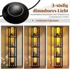 Lampada da terra con ripiani e luci LED dimmerabili, 165 cm Anteprima dell’immagine prodotto 3