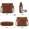 Sac à bandoulière pour femme, taille moyenne, sac crossbody Voir les images du produit 9