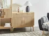 BELIANI Sideboard Hellbraun Holz u. MDF-Platte Holzoptik Produktbild-Vorschau 2