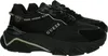 A pair of black Guess sneakers with leopard print accents. Produktbild-Vorschau