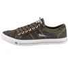 A single green Dockers by Gerli men's sneaker is shown from the side against a white background. Voir les images du produit