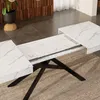 Ausziehbarer Esstisch,140/180*80 cm,geeignet für 6-8 Produktbild-Vorschau 3