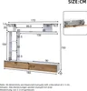 okwish Wohnwände TV Wohnzimmermöbel-Set aus einem Produktbild-Vorschau 7
