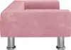 vidaXL Pelech pre psov ružový 70x45x26,5 cm Velvet Náhľad obrázku produktu 4