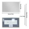 WISFOR LED Badspiegel 120x70 cm mit Beleuchtung, 3 Produktbild-Vorschau 12