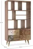 Bücherregal I Dhaval Mango Akazie 100x40x175 cm Produktbild-Vorschau 6