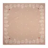 Tovaglia Clayre & Eef 100x100 cm in cotone marrone Casa di Anteprima dell’immagine prodotto 2