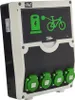 Fahrradladestation für E-bikes 12 Module 4x230V 4xRCBO Produktbild-Vorschau 2