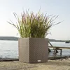 Lechuza Samozavlažovací květináč Cube Cottage 40 cm, bílá Náhled obrázku produktu 11