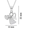 Kette mit Engel für Mädchen I Zart und schützend I 40cm Produktbild-Vorschau 3