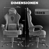 Arvioo Gaming Stuhl Ergonomischer Gaming Sessel Produktbild-Vorschau 2