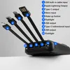 30000mAh Power Bank mit 4 Kabeln, 2.1A Fast Charging, LED Produktbild-Vorschau 8