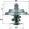 Behr Thermostat, Kühlmittel  Tx 25 87D Produktbild-Vorschau 1