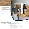 HMF Hängekorb aus nachhaltiger Wasserhyazinthe, Produktbild-Vorschau 3