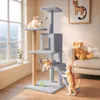 Katzenkratzbaum, Haus mit Spielzeug, hoch, 6 Ebenen, Bett, Produktbild-Vorschau 8