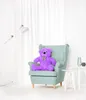 Gustaw Plyšový medveď veľký XXL (fialový, 90 cm) Classico Náhľad obrázku produktu 5