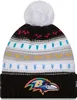 New Era Damen Winter Mütze CRUCIAL CATCH Baltimore Ravens Produktbild-Vorschau 1