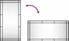 vidaXL Nástenné zrkadlo čierne 50x100 cm obdĺžnikové Náhľad obrázku produktu 7