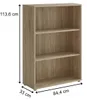 Büromöbel-Set TABOR PRO 7 in Eiche Sonoma / anthrazit Produktbild-Vorschau 8