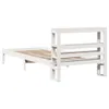 Massivholzbett ohne Matratze Weiß 75x190 cm Kiefernholz Produktbild-Vorschau 6