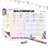 Stundenplan magnetisch Grundschule - Süße Monster Design | Produktbild-Vorschau 1