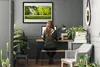 Bild 100x70 MDF-Rahmen Wandkunst Grass Bäume Naturpark Produktbild-Vorschau 3