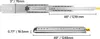 Two views of a heavy-duty drawer slide mechanism, one extended and one retracted, with dimensions indicated. Náhled obrázku produktu