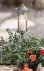 Stablaterne "Fleur" aus Metall, silber, im Antik Look, Produktbild-Vorschau 1
