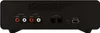 The back panel of a black electronic device, showing various input and output ports. Produktbild-Vorschau