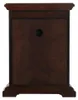 PRIM Retro Lotus Tischuhr Dunkelbraun 24,3 x 30,8 cm Produktbild-Vorschau 6