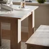 Stół jadalny Vicco Sentio Sonoma 80 x 80 cm z 2 ławkami, Podgląd zdjęcia produktu 3